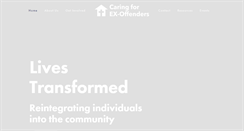 Desktop Screenshot of caringforexoffenders.org